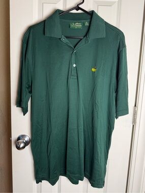 Amen Corner Masters Collection Green Short-Sleeve Polo